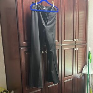 Tahari Black Formal Trousers Smooth Straight-Leg Design size 14